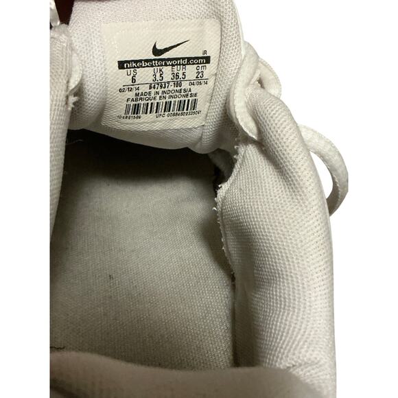 Nike White Sideline III Cheerleading Athletic Sneakers Training Shoes Women's 6 - Picture 7 of 7